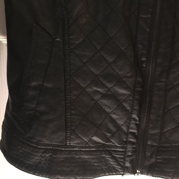 Faux leather Moto Jacket - Picture 3 of 7